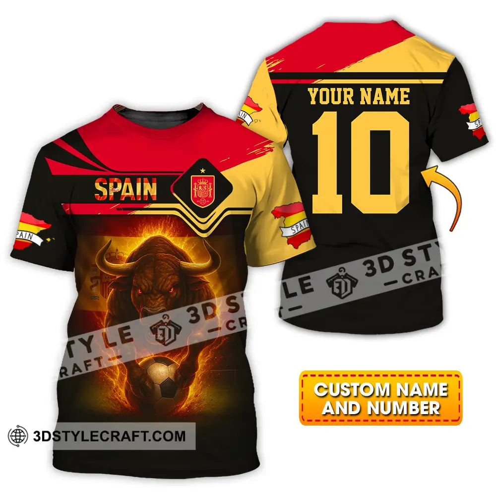 Unisex Shirt - Custom Spain 3D Shirt T-shirt