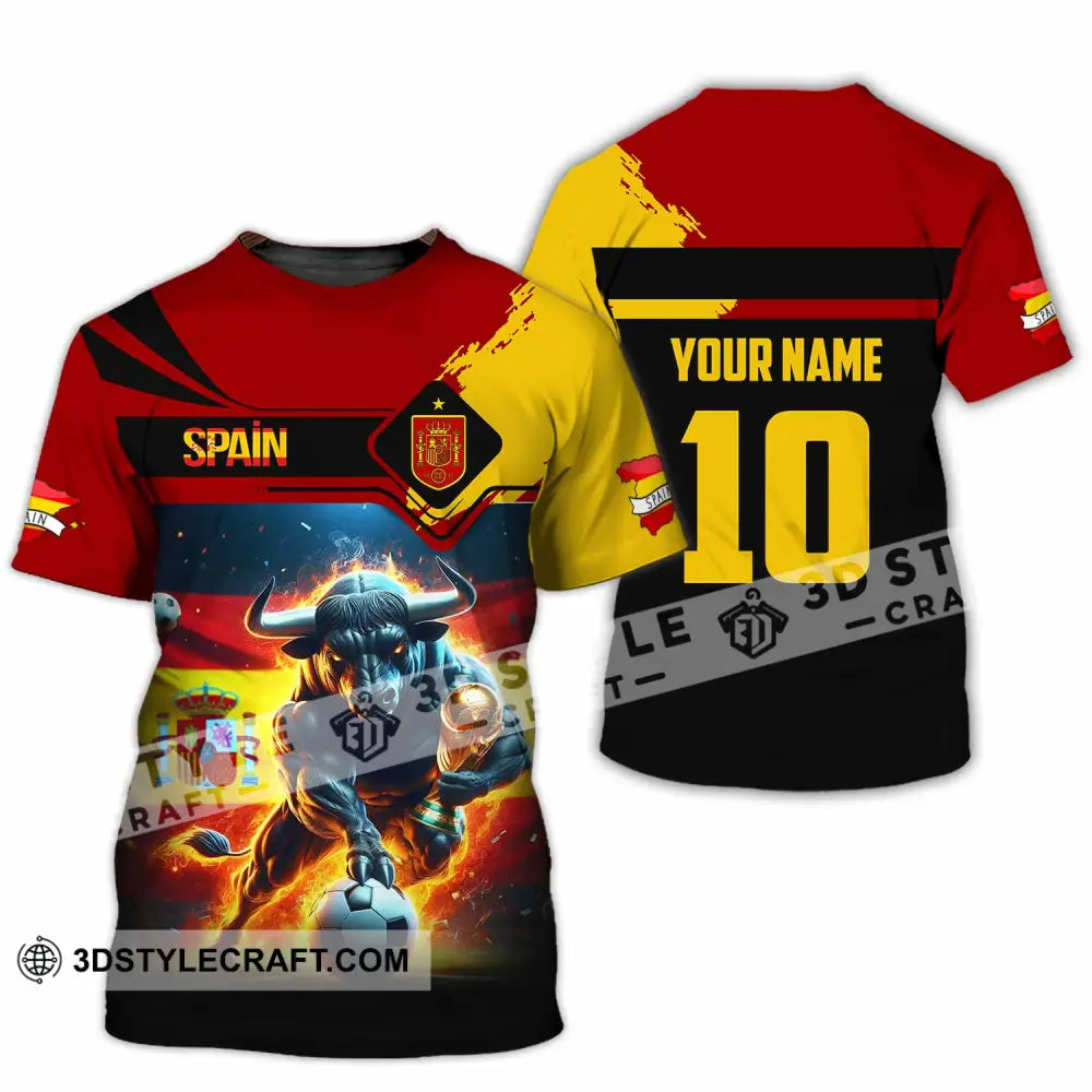 Unisex Shirt - Custom Spain 3D Shirt T-Shirt / S T-shirt
