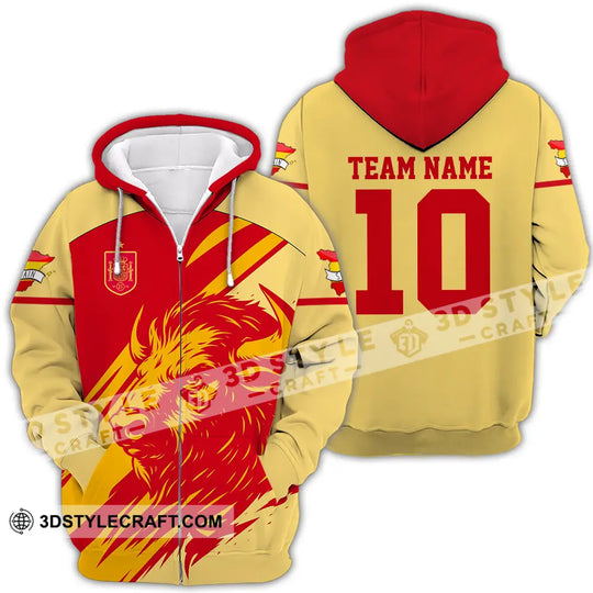 Unisex Shirt - Custom Spain 3D Shirt style option 4