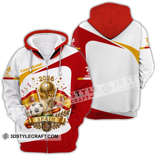 Unisex Shirt - Custom Spain World Cup 2026 Shirt style option 4