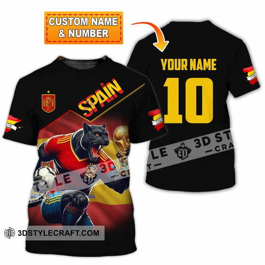 Unisex Shirt - Custom Spain World Cup 3D Shirt style option 1
