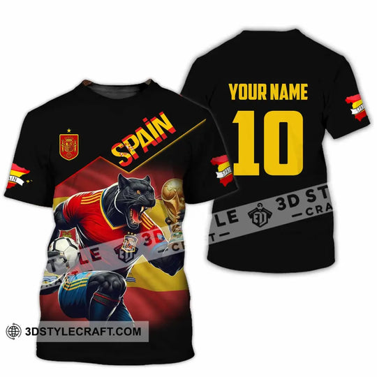 Unisex Shirt - Custom Spain World Cup 3D Shirt style option 3