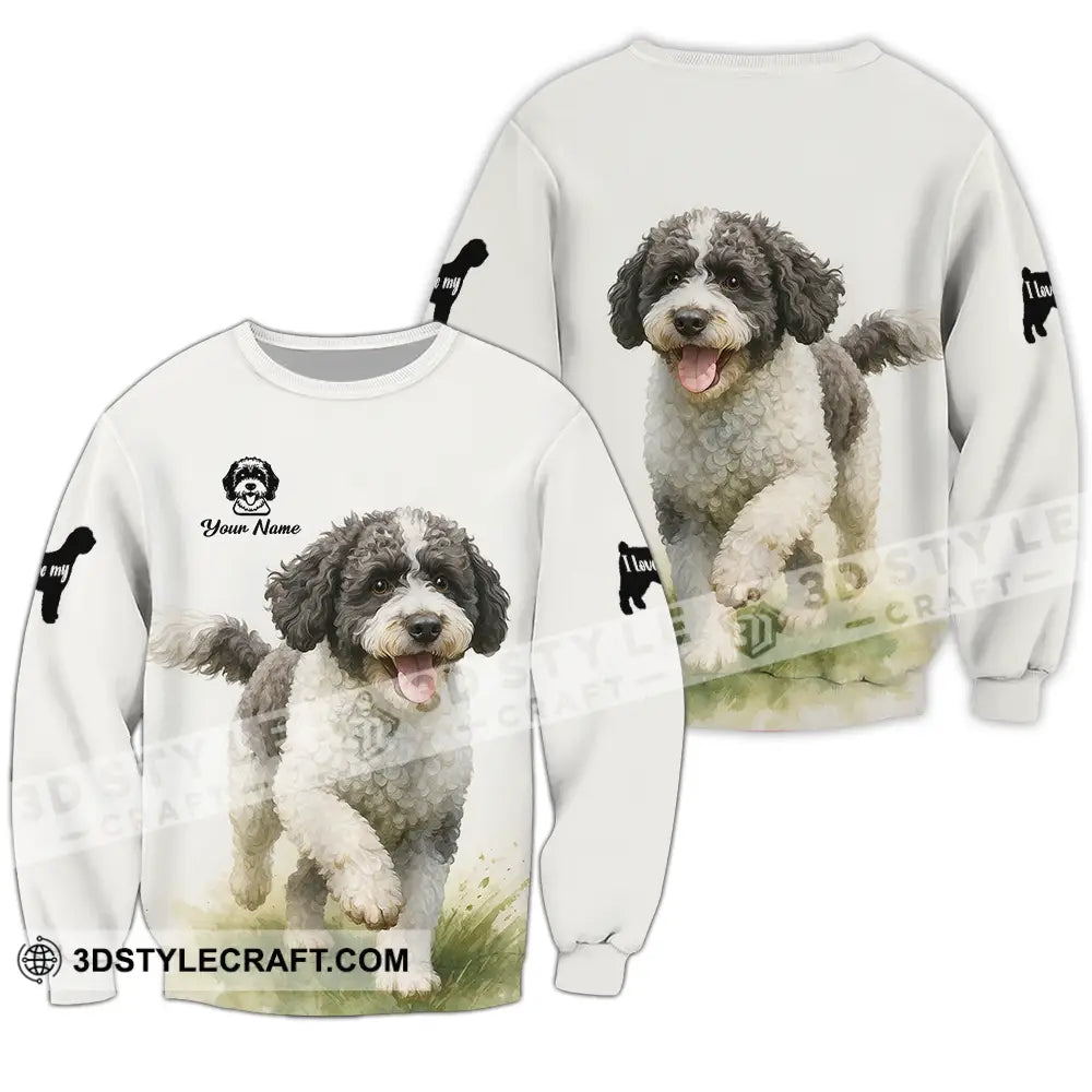 Unisex Shirt - Custom Spanish Water Dog Shirt Long Sleeve / S T-shirt