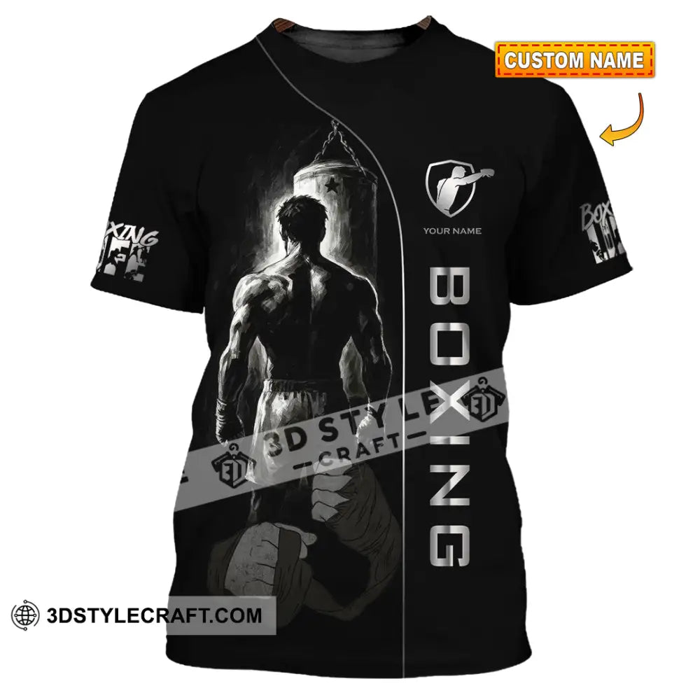 Unisex Shirt - Custom Strong Men Boxing Lover Sport Shirt T-shirt