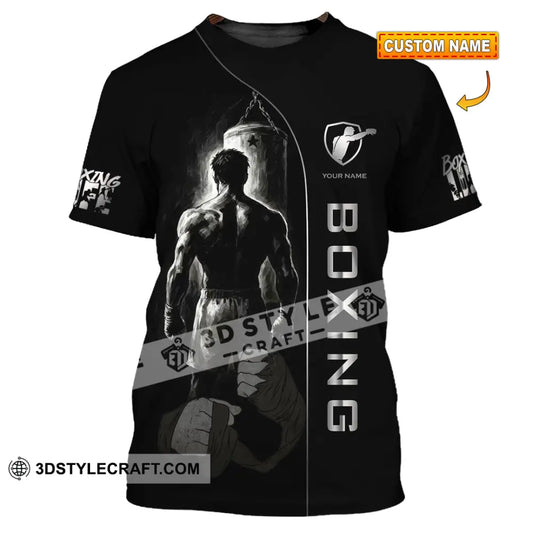 Unisex Shirt - Custom Strong Men Boxing Lover Sport Shirt T-shirt
