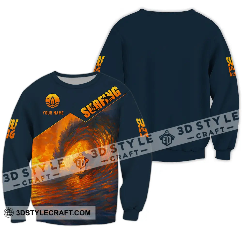Unisex Shirt Custom Surfing Shirt Long Sleeve / S T shirt