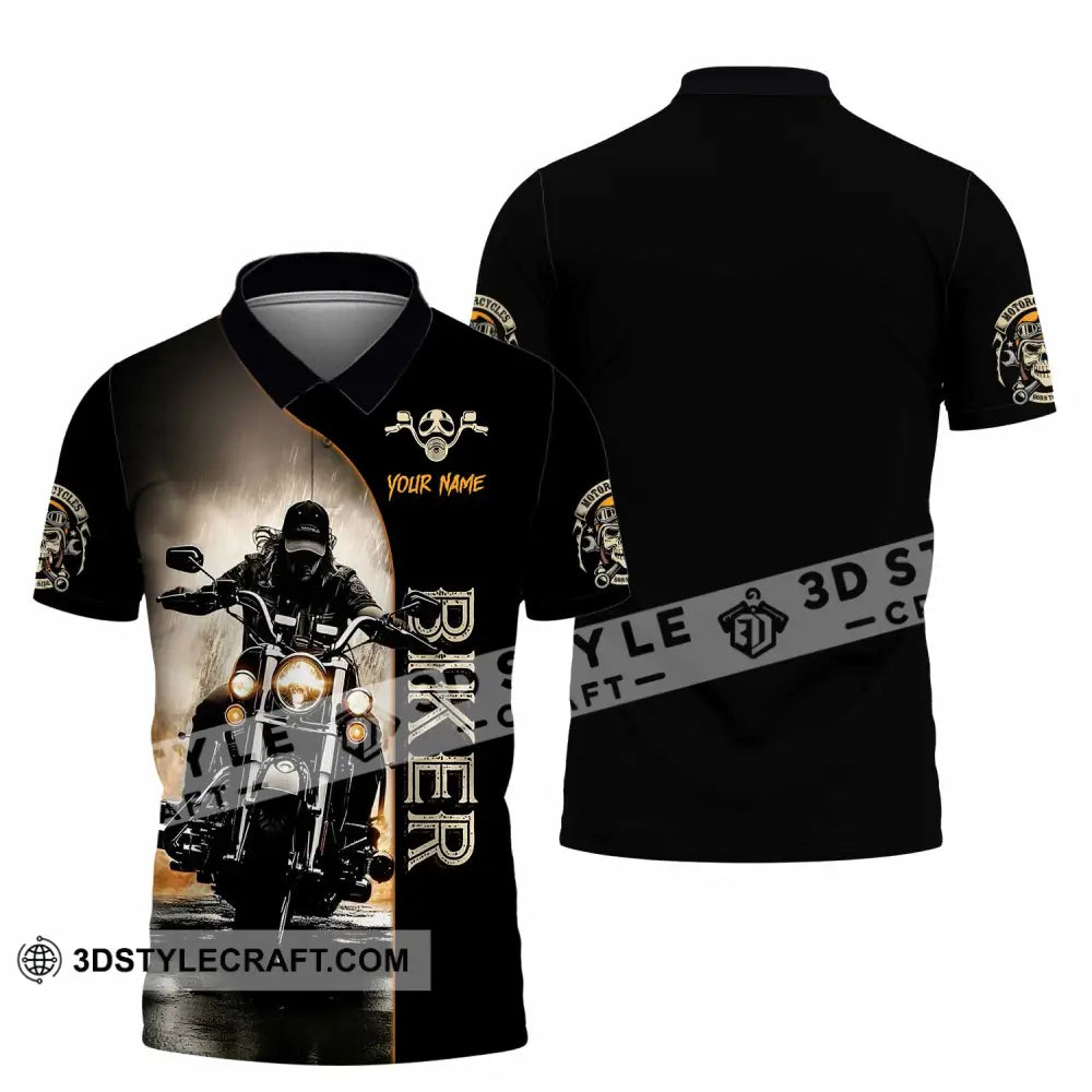 Unisex Shirt - Custom Swag Biker Biker Lover Sporty Shirt Polo Shirt / S T-shirt