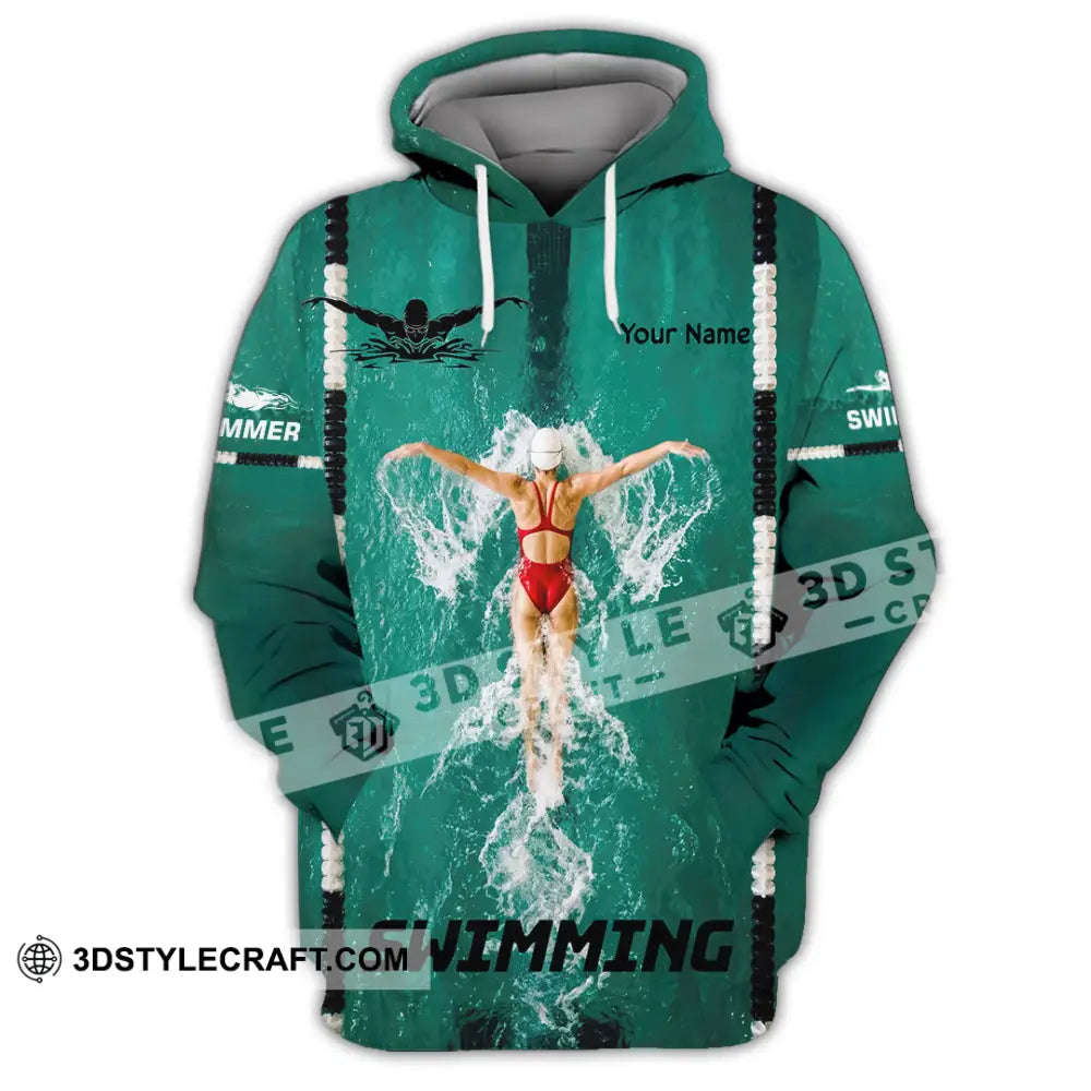 Unisex Shirt - Custom Swimming Shirt - Hoodie / S - T-shirt