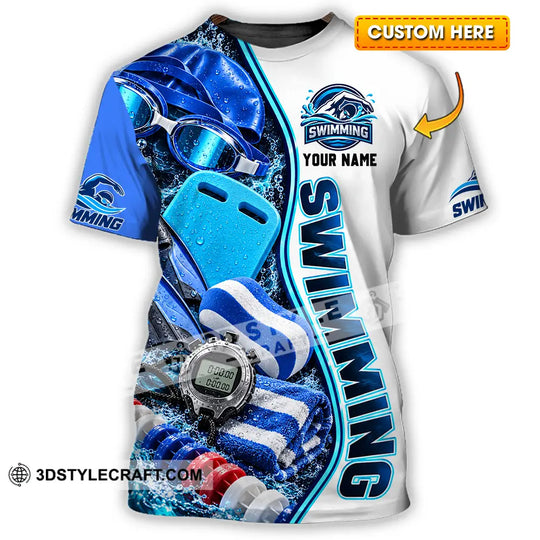 Unisex Shirt - Custom Swimming Shirt style option 1