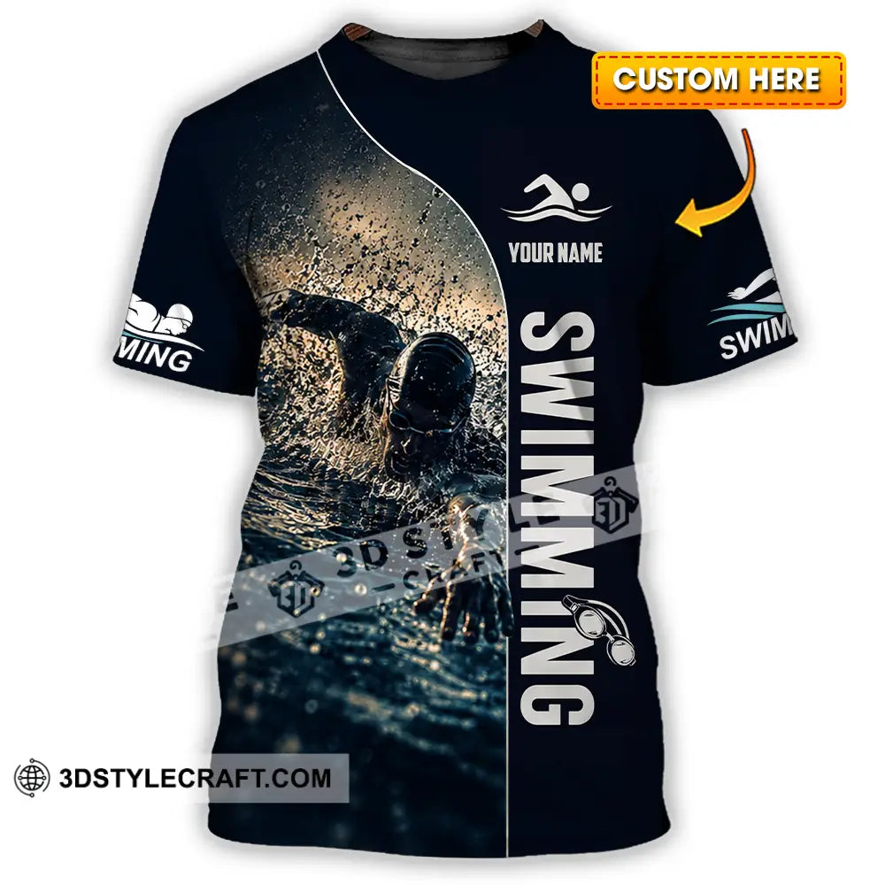 Unisex Shirt - Custom Swimming Shirt - T-shirt
