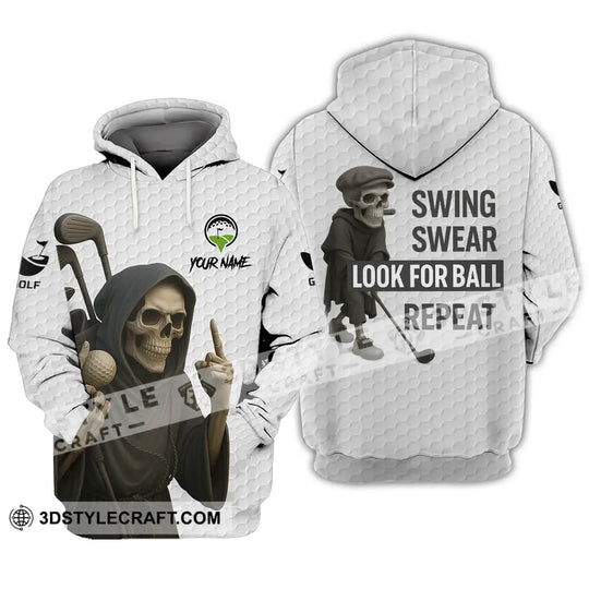 Unisex Shirt - Custom Swing Swear Look For Ball Repeat Shirt style option 3