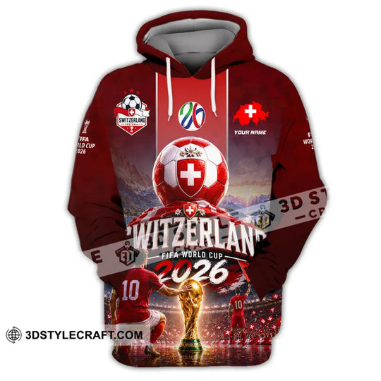 Unisex Shirt - Custom Switzerland World Cup 2026 Shirt style option 2