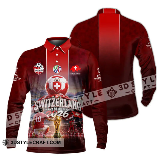 Unisex Shirt - Custom Switzerland World Cup 2026 Shirt style option 4