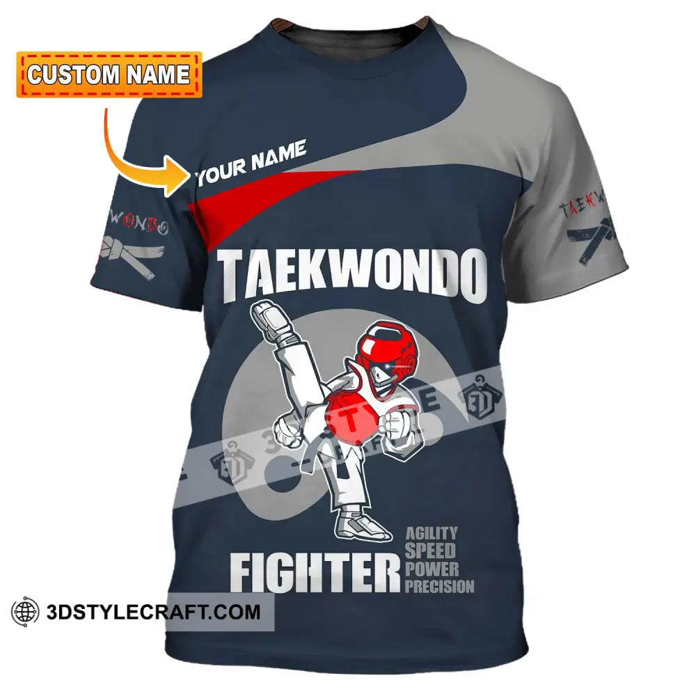 Unisex Shirt Custom Taekwondo Fighter Shirt T shirt
