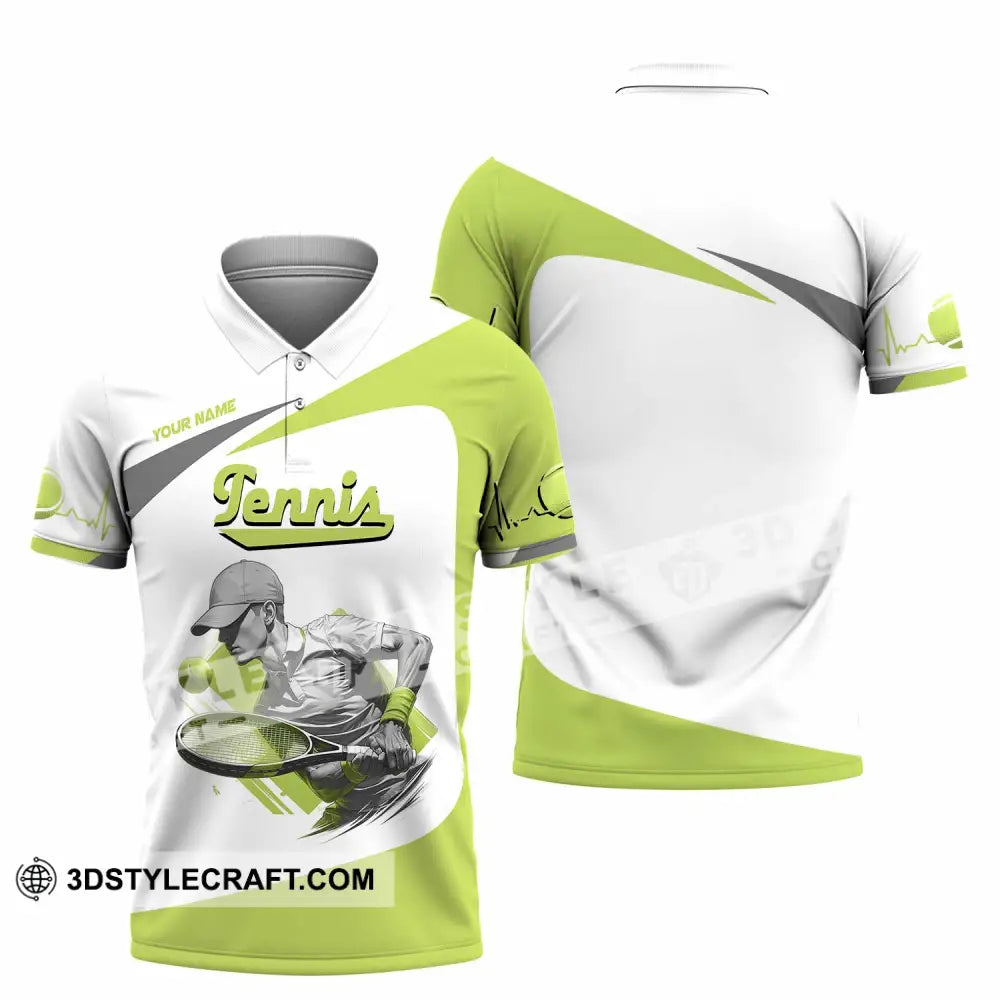 Unisex Shirt - Custom Tennis 3D Shirt Polo Shirt / S T-shirt
