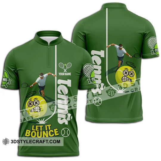 Unisex Shirt - Custom Tennis Let It Bounce Shirt style option 2