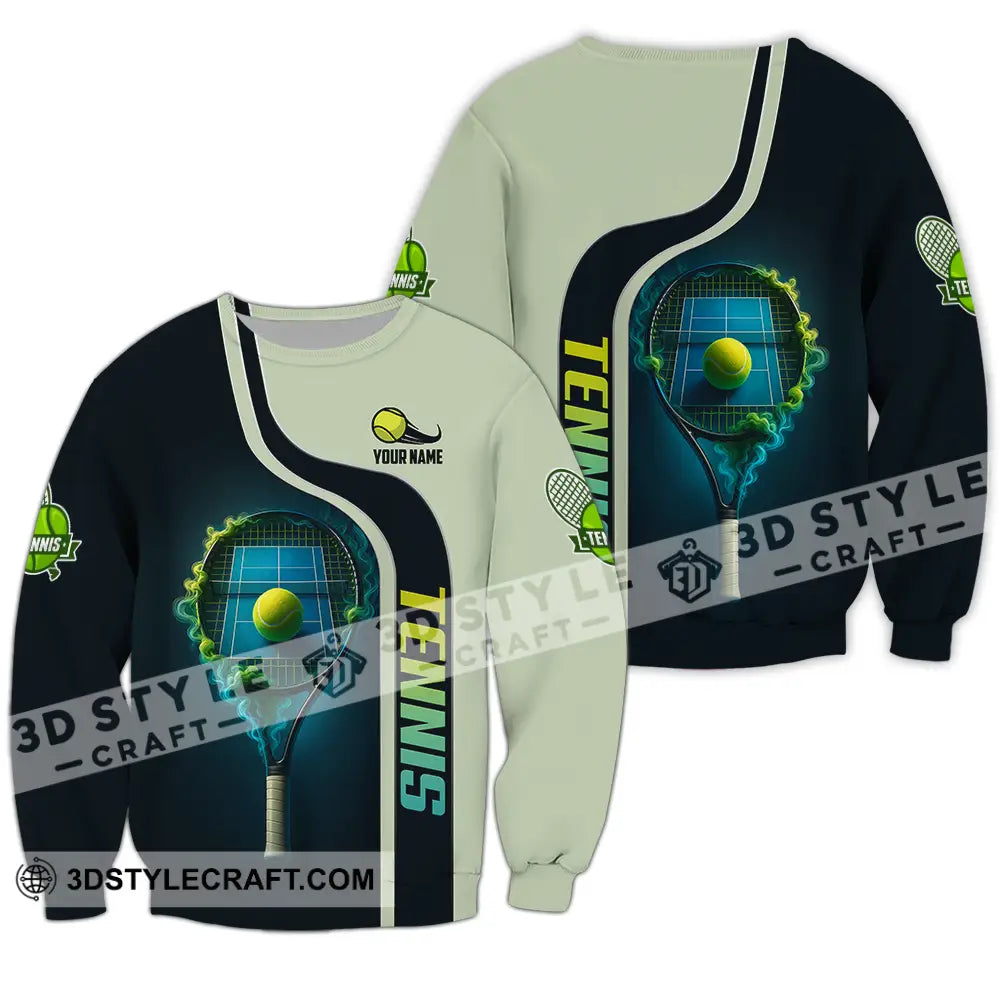 Unisex Shirt - Custom Tennis Shirt Long Sleeve / S T-shirt