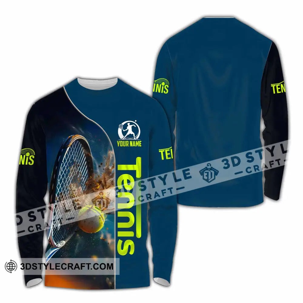 Unisex Shirt - Custom Tennis Shirt Long Sleeve Shirt / S T-shirt
