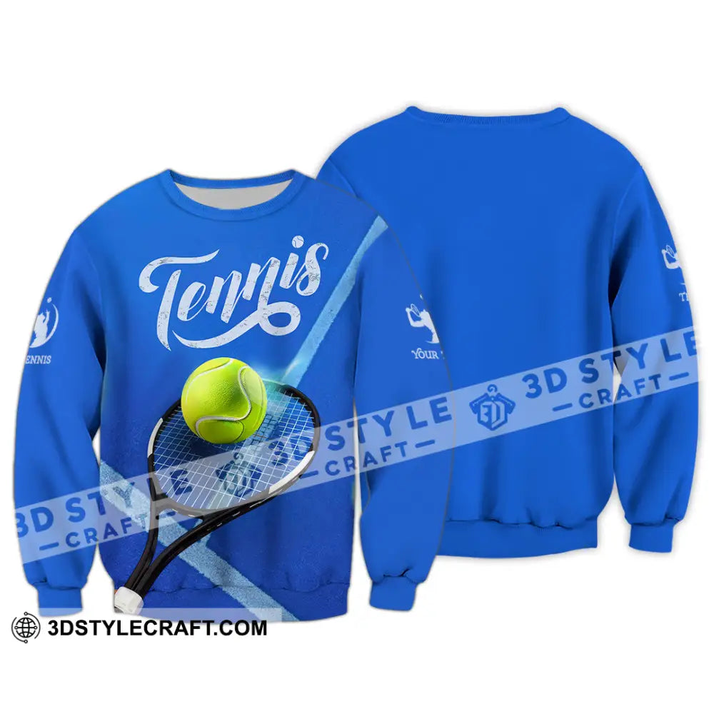 Unisex Shirt - Custom Tennis Shirt Long Sleeve / S T-shirt