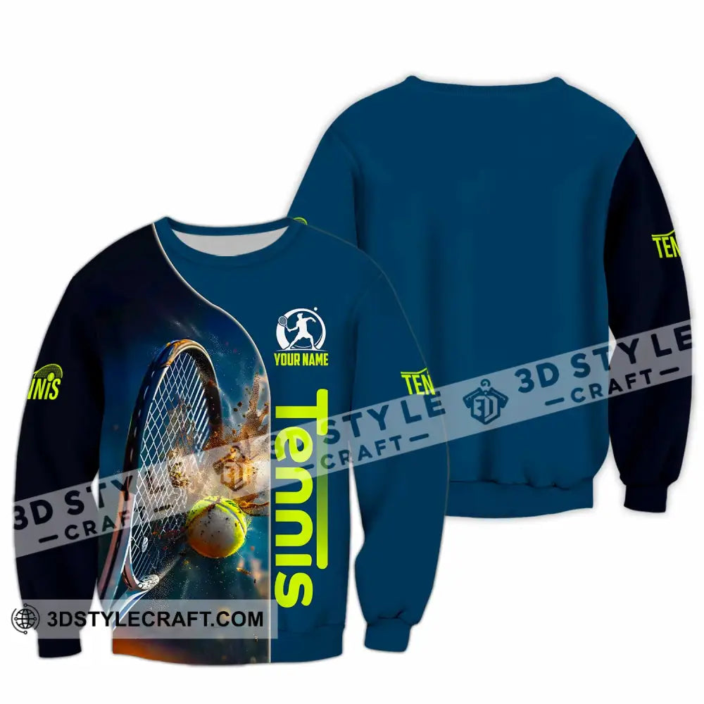 Unisex Shirt - Custom Tennis Shirt Long Sleeve / S T-shirt