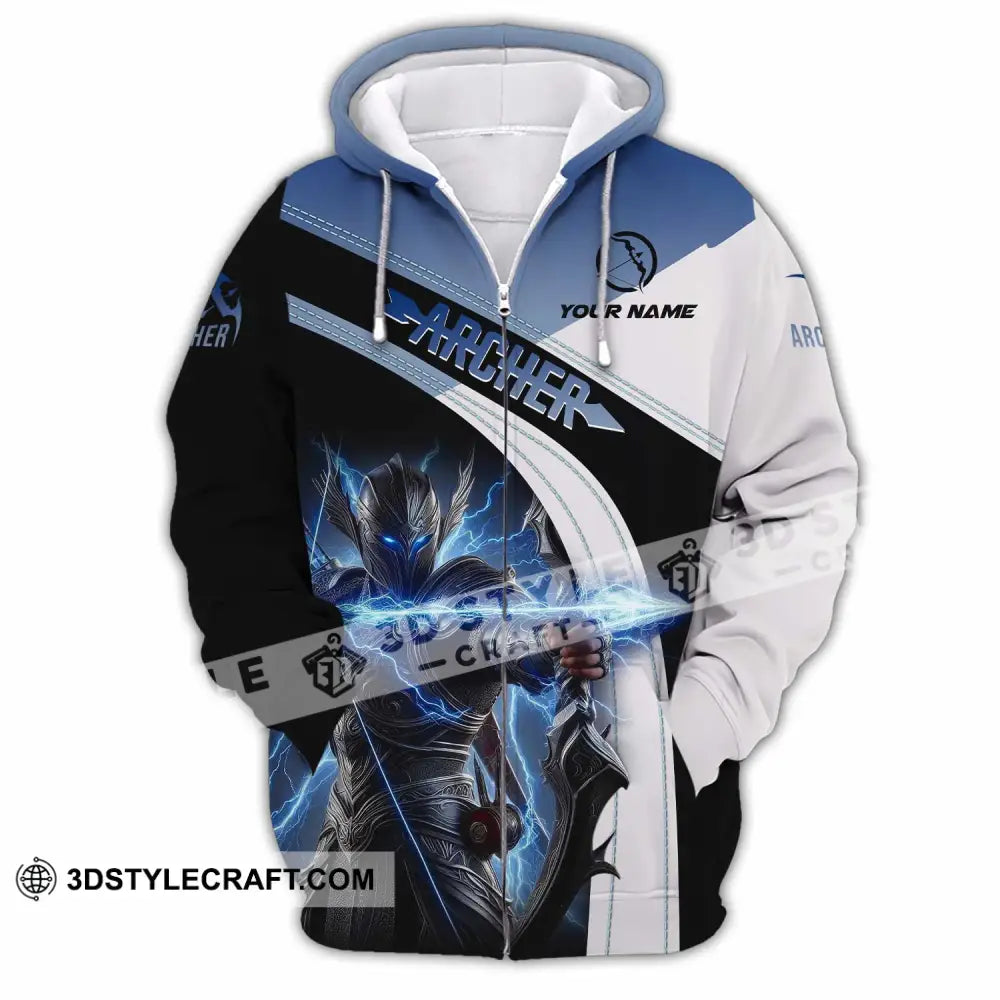 Unisex Shirt - Custom Text Shirt Archer Shirt Zipper Hoodie / S T-shirt