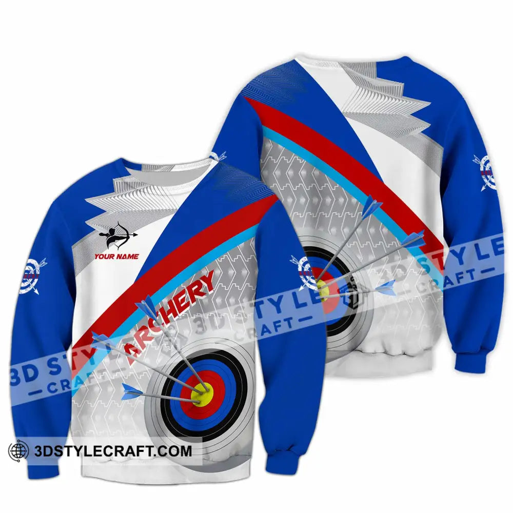Unisex Shirt - Custom Text Shirt Archery Shirt Long Sleeve / S T-shirt
