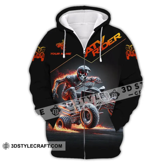 Unisex Shirt - Custom Text Shirt ATV Rider style option 3