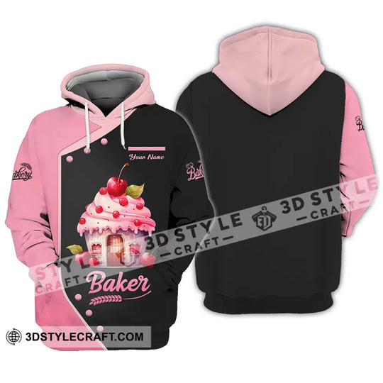 Unisex Shirt - Custom Text Shirt Baker style option 3