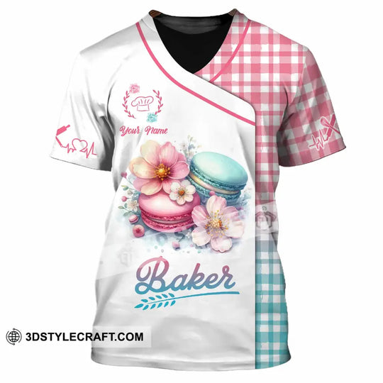 Unisex Shirt - Custom Text Shirt, Baker Shirt style option 2