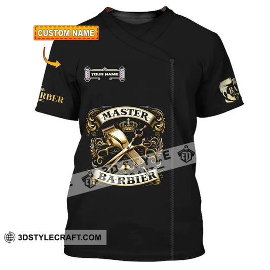 Unisex Shirt - Custom Text Shirt Barber Shirt T-shirt