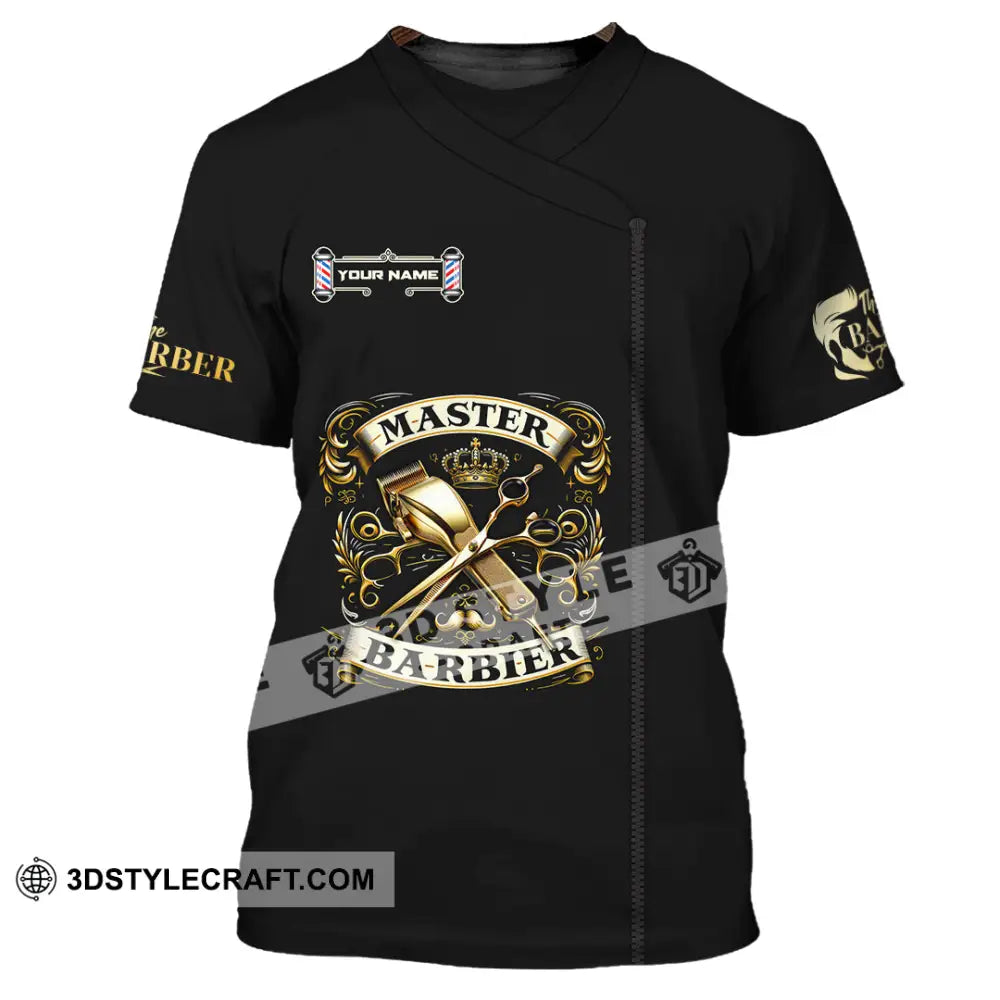 Unisex Shirt - Custom Text Shirt Barber Shirt T-Shirt / S T-shirt