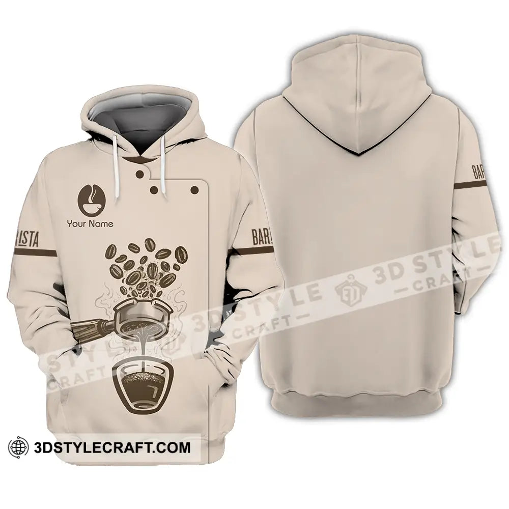 Unisex Shirt - Custom Text Shirt Barista Shirt Hoodie / S T-shirt