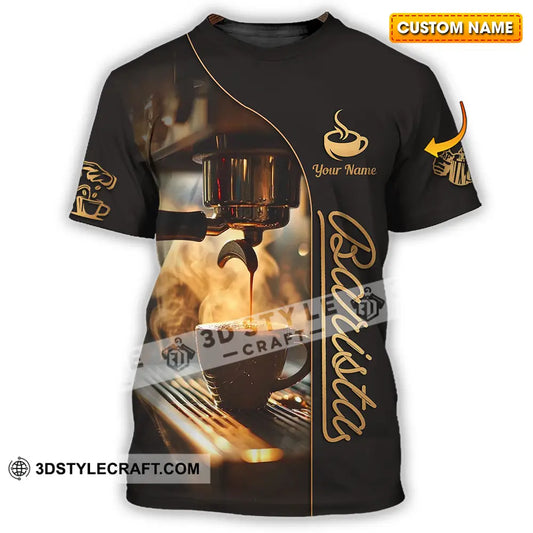 Unisex Shirt - Custom Text Shirt Barista Shirt T-shirt
