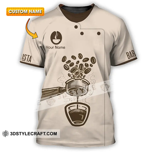 Unisex Shirt - Custom Text Shirt Barista Shirt T-shirt