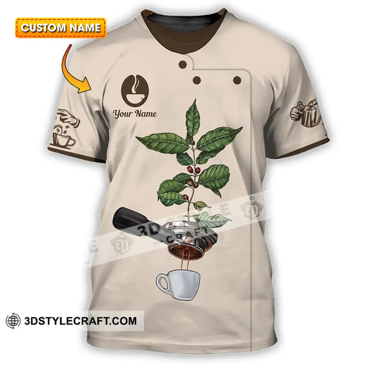 Unisex Shirt - Custom Text Shirt Barista Shirt T-shirt