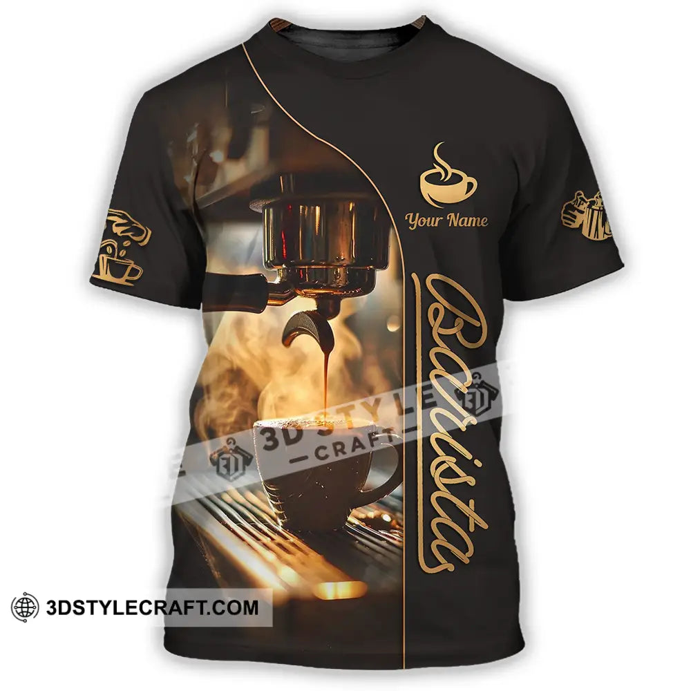 Unisex Shirt - Custom Text Shirt Barista Shirt T-Shirt / S T-shirt