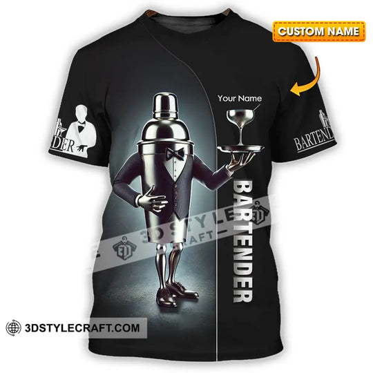 Unisex Shirt - Custom Text Shirt Bartender style option 1