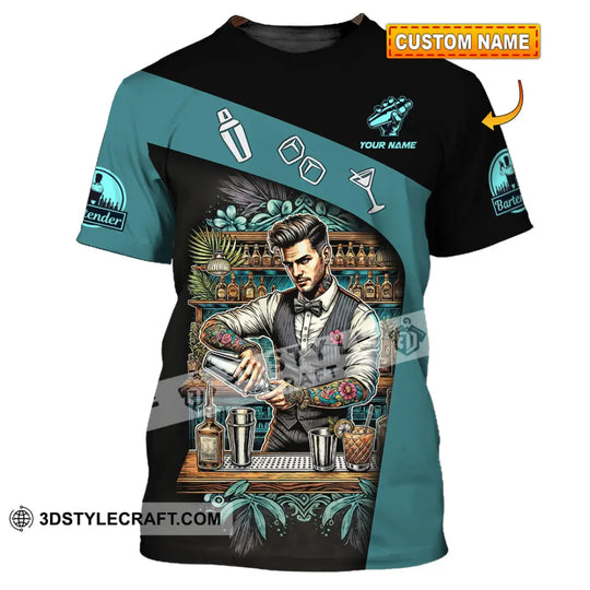 Unisex Shirt - Custom Text Shirt, Bartender Shirt style option 1