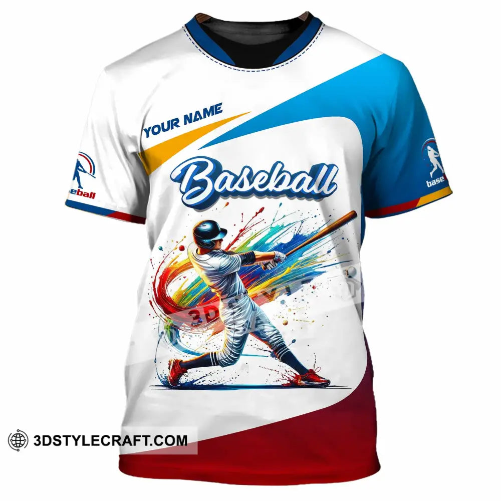 Unisex Shirt - Custom Text Baseball T-Shirt / S T-Shirt