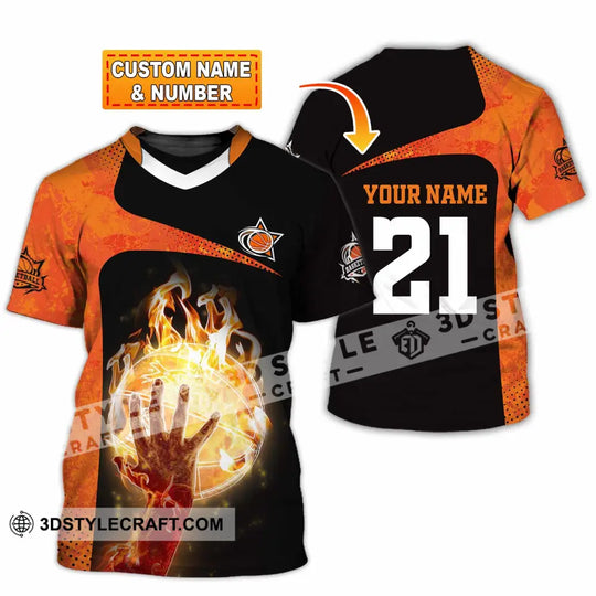 Unisex Shirt - Custom Text Shirt, Basketball style option 1