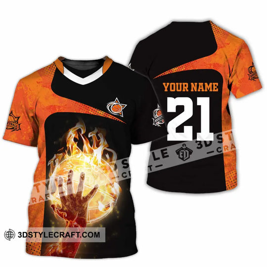 Unisex Shirt - Custom Text Shirt, Basketball style option 2