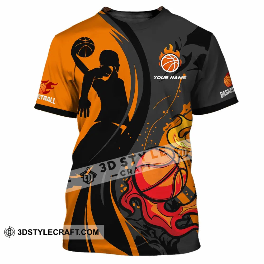 Unisex Shirt - Custom Text Shirt Basketball Shirt T-Shirt / S T-shirt