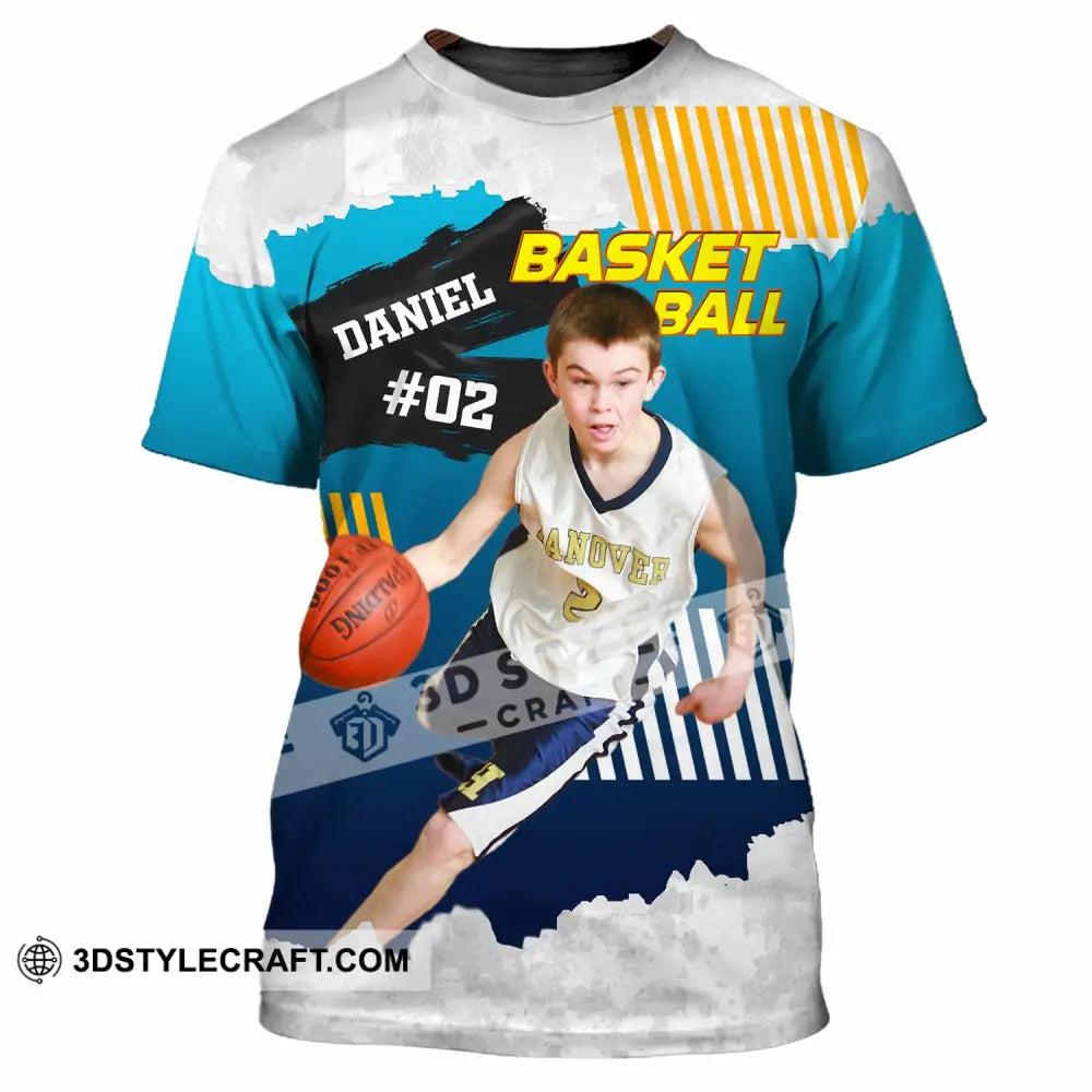 Unisex Shirt - Custom Text Shirt Basketball Shirt T-Shirt / S T-shirt