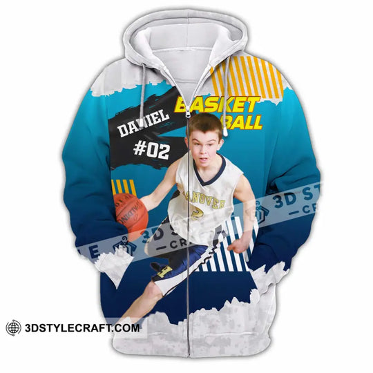 Unisex Shirt - Custom Text Shirt, Basketball Shirt style option 3