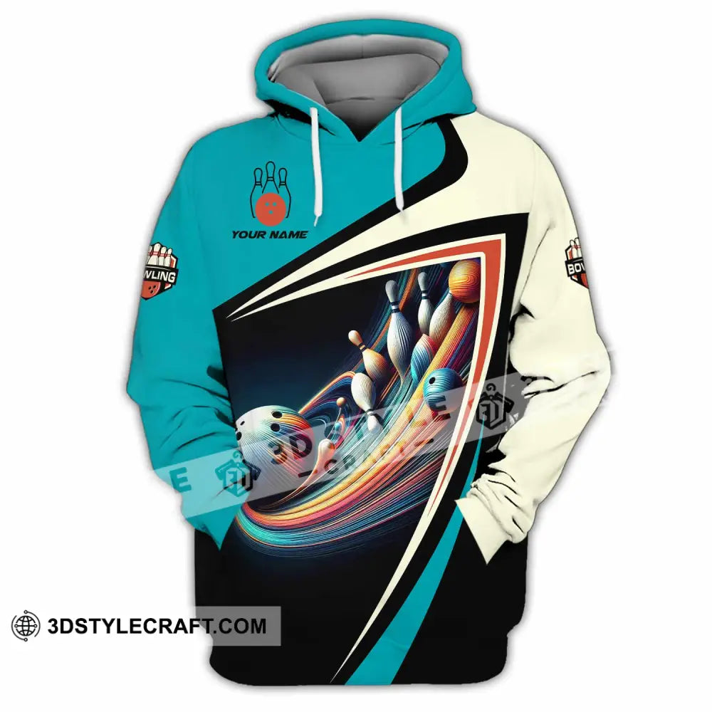 Unisex Shirt - Custom Text Shirt Bowling Shirt Hoodie / S T-shirt