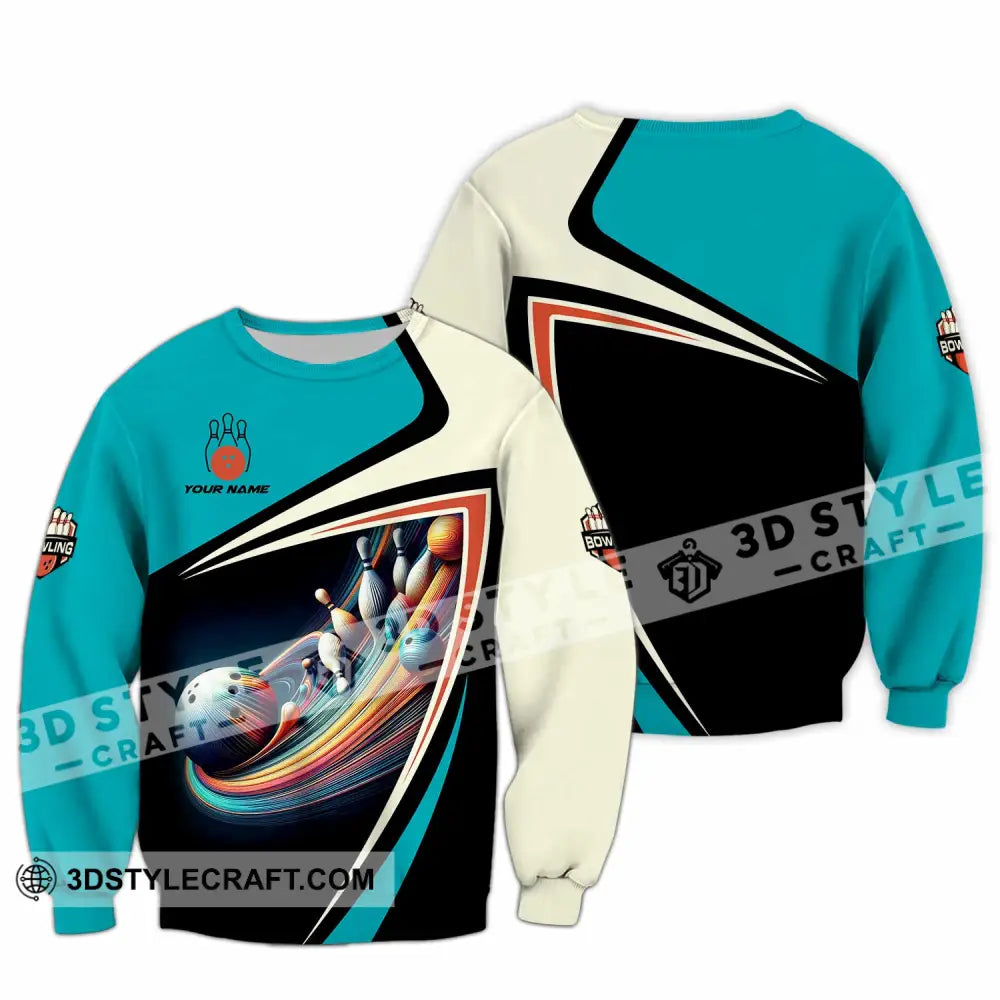 Unisex Shirt - Custom Text Shirt Bowling Shirt Long Sleeve / S T-shirt