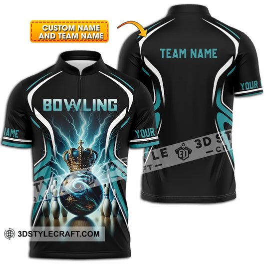 Unisex Shirt - Custom Text Shirt Bowling Shirt T-shirt