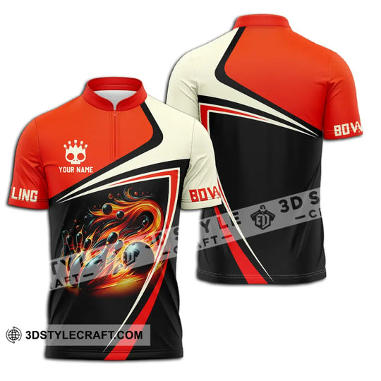 Unisex Shirt - Custom Text Shirt, Bowling Shirt style option 2