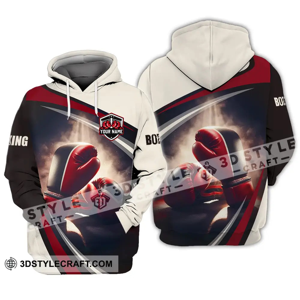 Unisex Shirt - Custom Text Boxing Hoodie / S T-Shirt