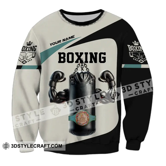 Unisex Shirt - Custom Text Shirt Boxing style option 4